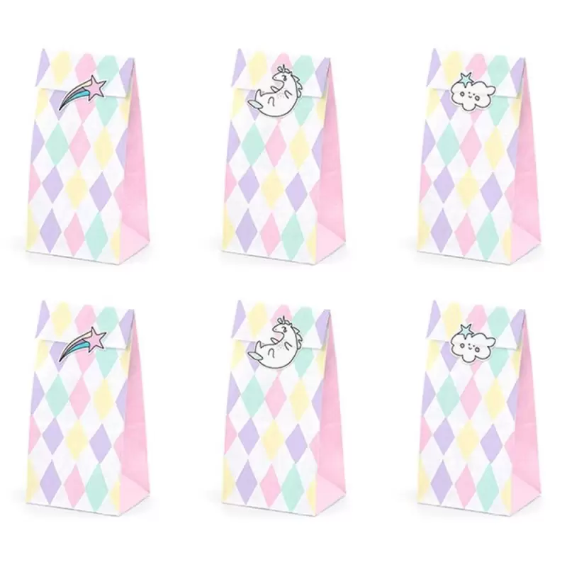 BUSTINE UNICORNO PER GADGET - UNICORN PARTY