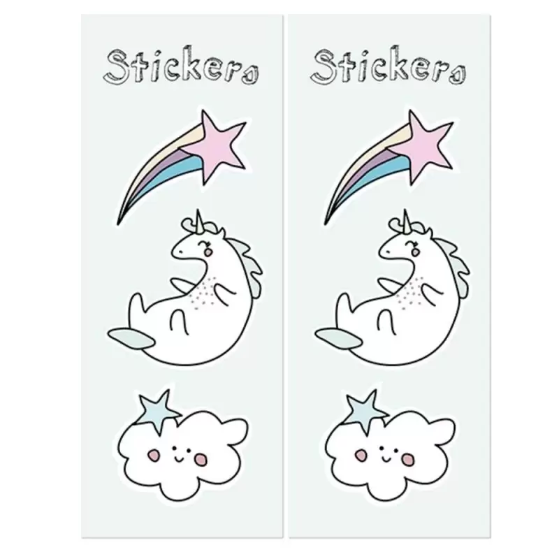 BUSTINE UNICORNO PER GADGET - UNICORN PARTY
