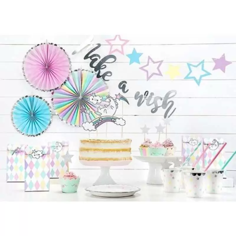 BUSTINE UNICORNO PER GADGET - UNICORN PARTY