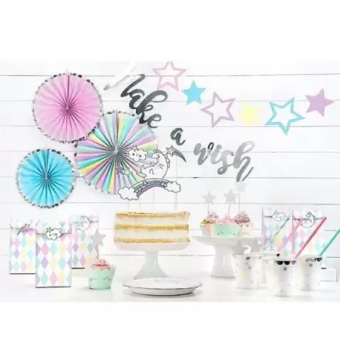 BUSTINE UNICORNO PER GADGET - UNICORN PARTY