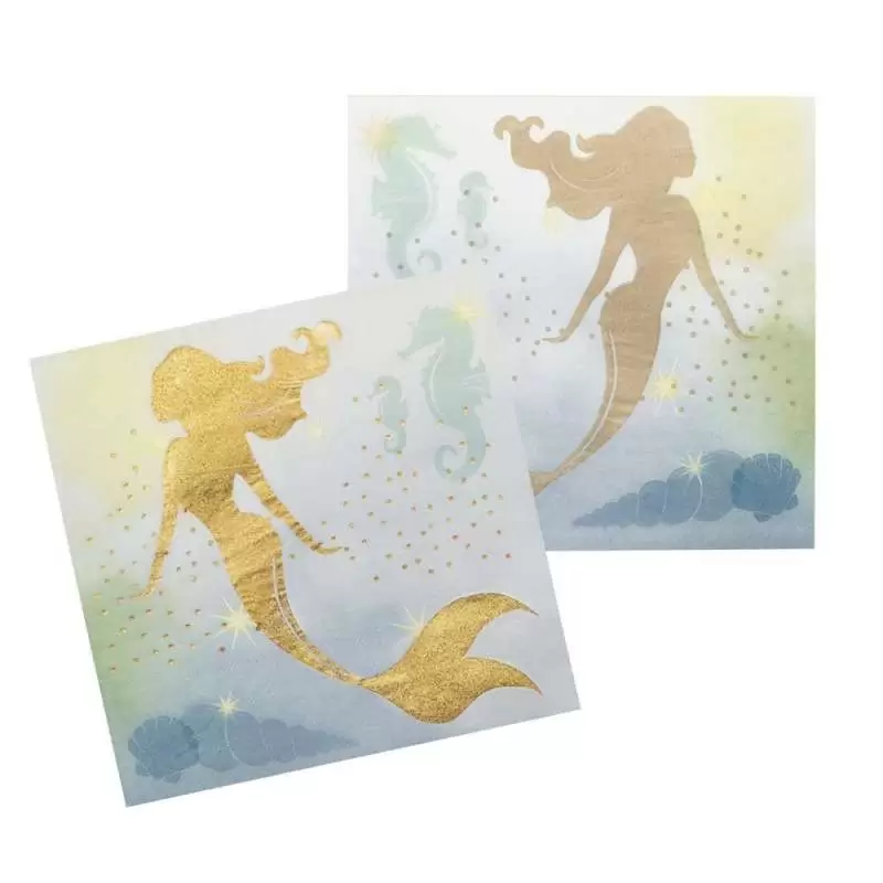 Tovaglioli sirena oro