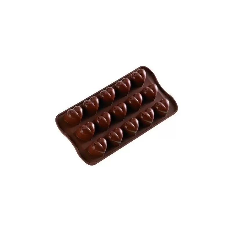 70237 STAMPO CIOCCOLATINI CUORE IN SILICONE 