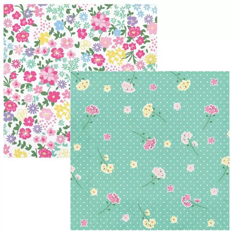Tovaglioli tea party floral