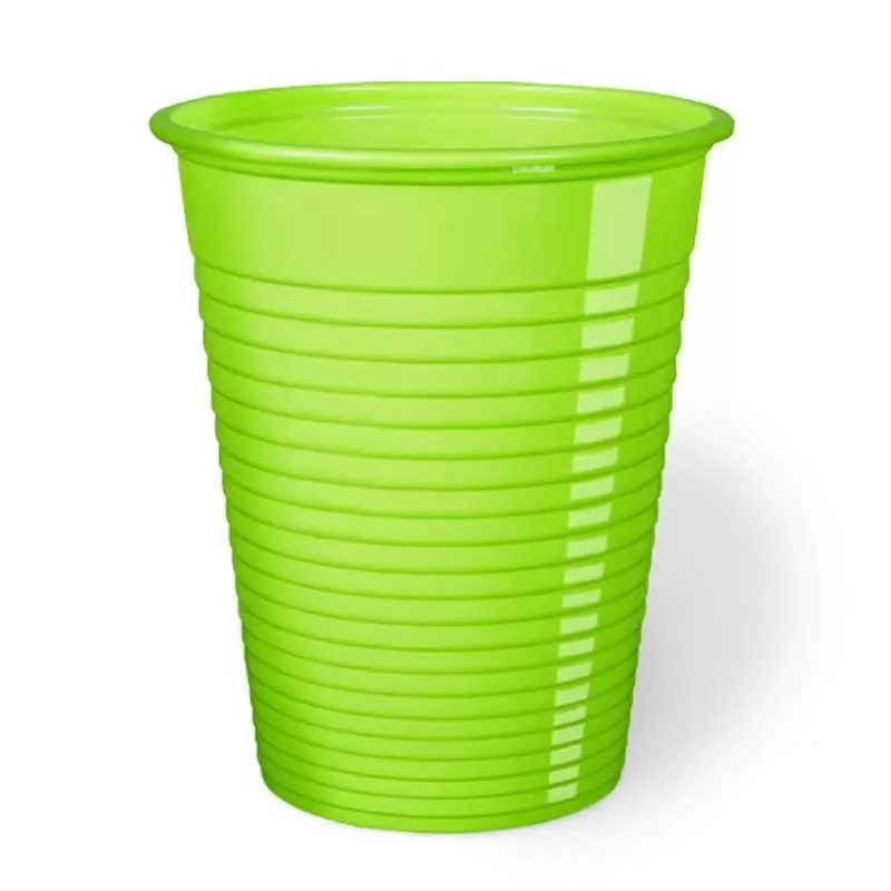 BICCHIERI MONOUSO VERDE CHIARO 100 PZ