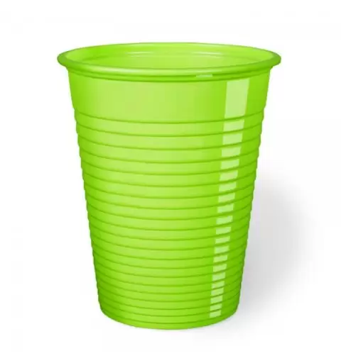 BICCHIERI MONOUSO VERDE CHIARO 100 PZ