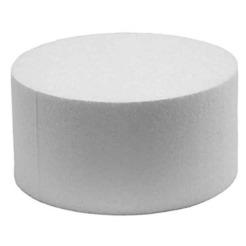 BASE PER TORTA CIRCOLARE 10 X 15 CM IN POLISTIROLO
