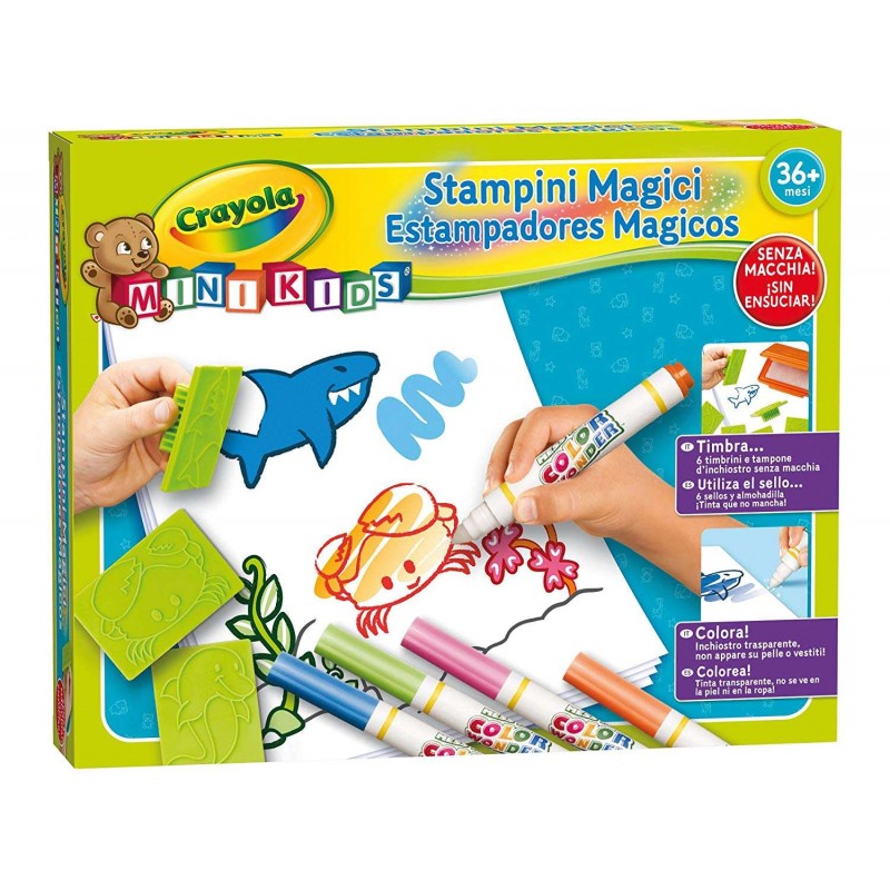 Stampini magici tema mare Crayola