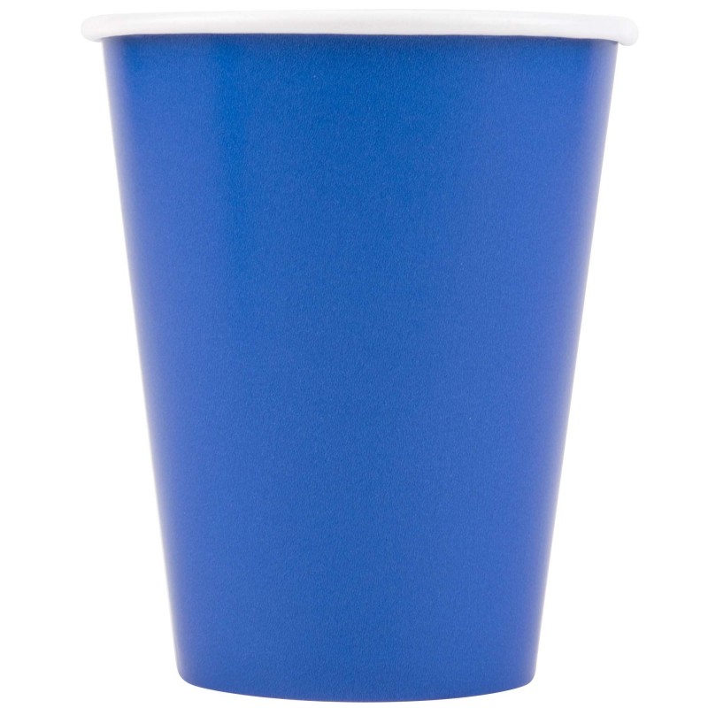 Bicchieri blu cobalto di carta