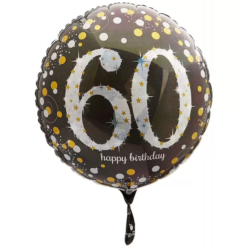 Foil 60 anni sparkling birthday