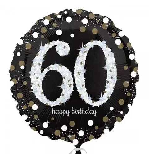 Foil 60 anni sparkling birthday