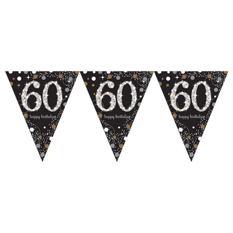 Bandierine sparkling celebration 60 anni