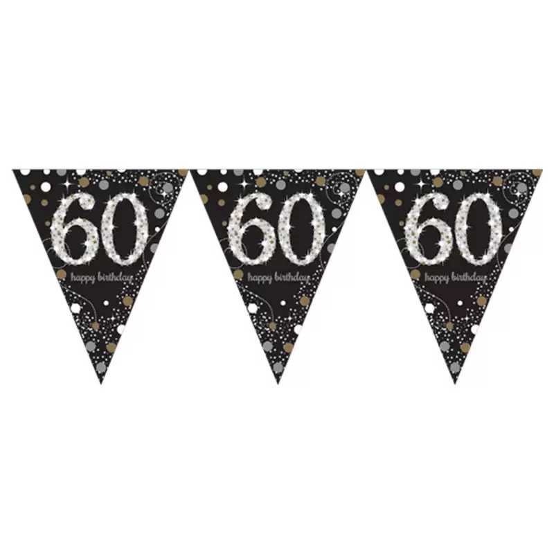 Bandierine sparkling celebration 60 anni