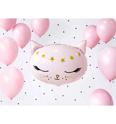 Foil gatto rosa