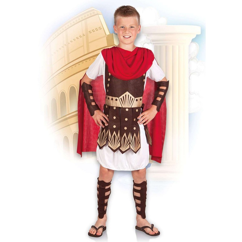 Vestito da legionario romano per bambino di 4-6 anni
