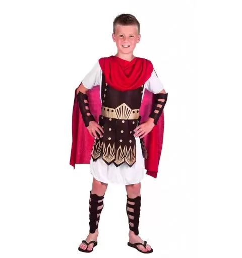 Vestito da legionario romano per bambino di 4-6 anni