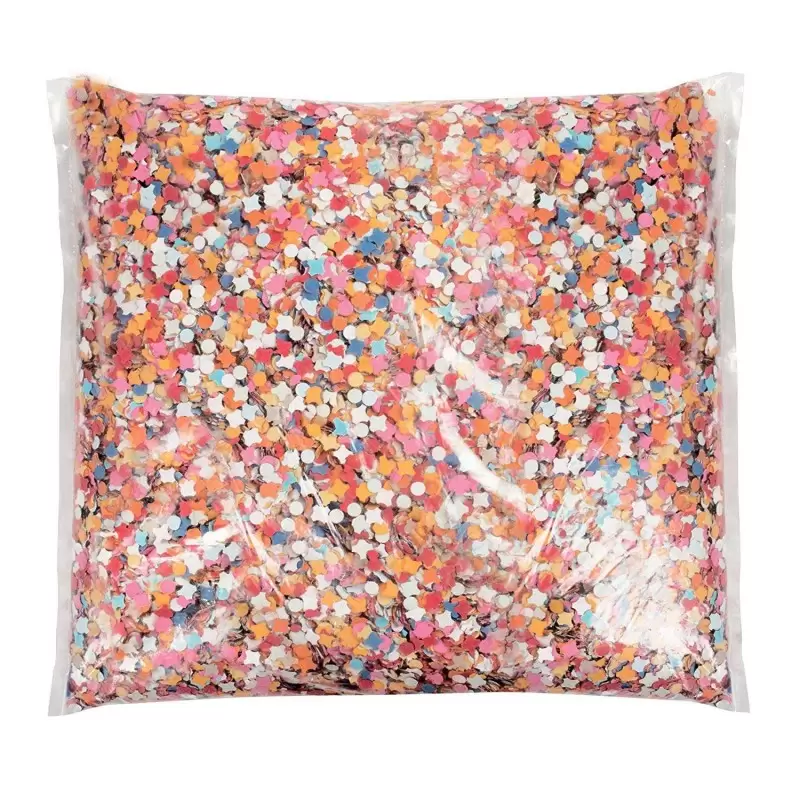 1 Kg di coriandoli multicolor di carta