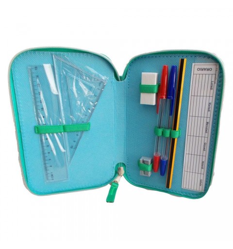 Astuccio a 3 zip Tartarughe Ninja per la scuola elementare