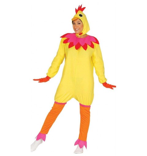 Costume gallina per una donna