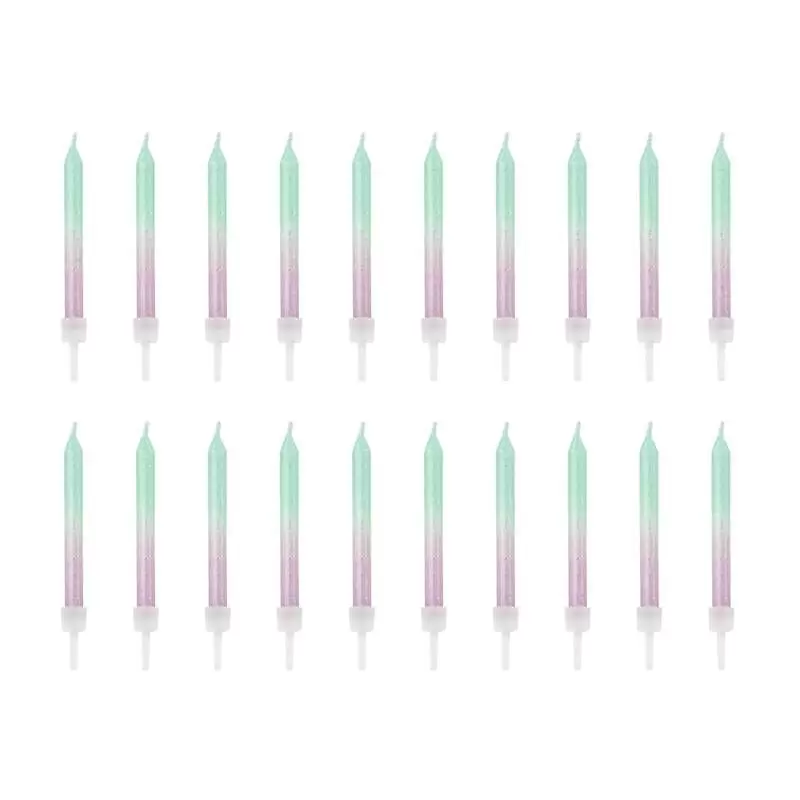 20 CANDELINE MERMAID SFUMATE GLITTER