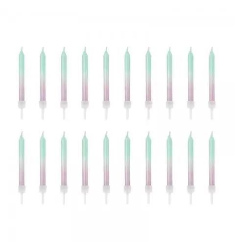 20 CANDELINE MERMAID SFUMATE GLITTER
