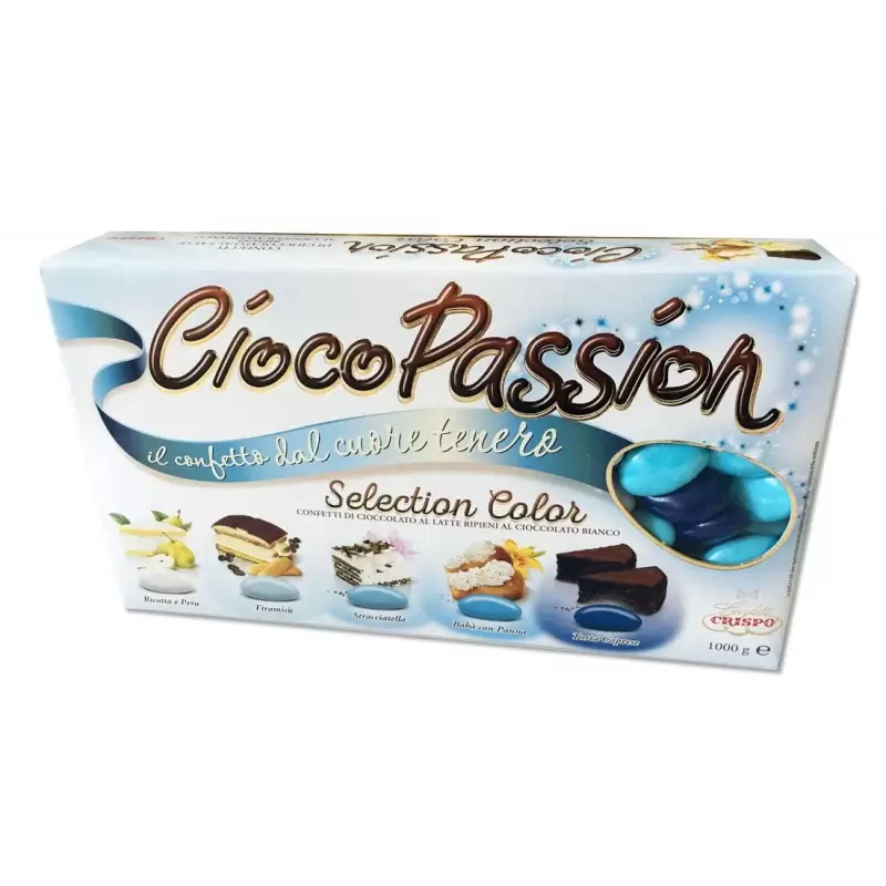 CRISPO CONFETTI  CIOCOPASSION SELECTION COLOR GUSTI ASSORTITI CELESTI 1 KG