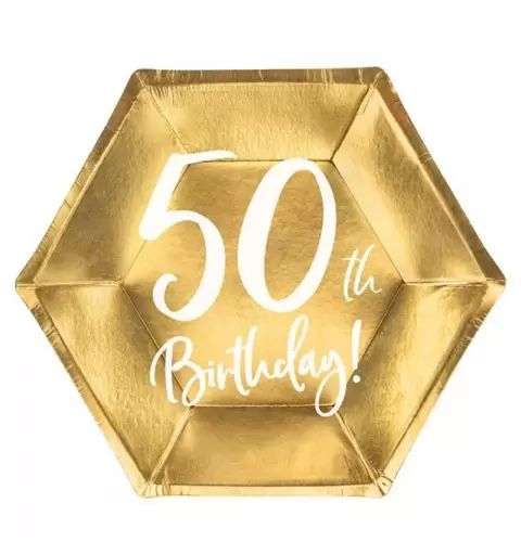 Piatti 50 anni oro