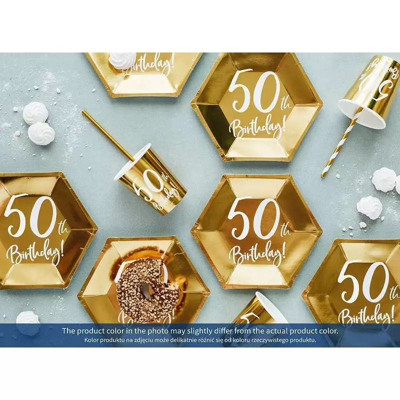 Piatti 50 anni oro