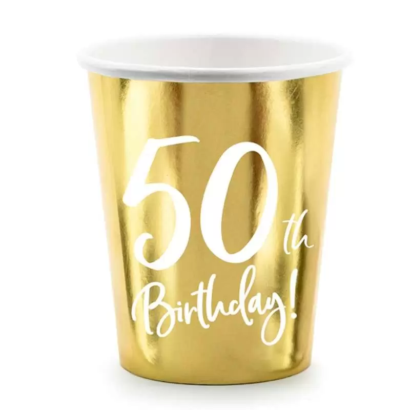 Bicchieri 50 anni oro