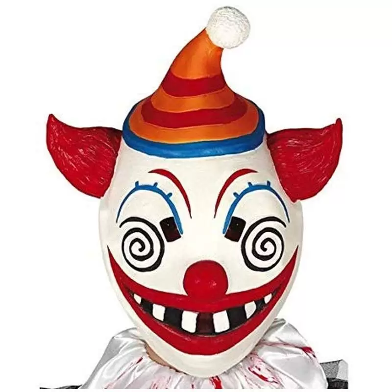 Maschera da clown in lattice
