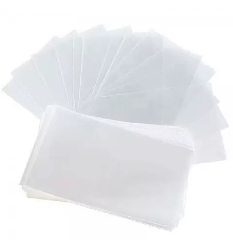 50 BUSTINE ALIMENTARI TRASPARENTI 6X10 CM