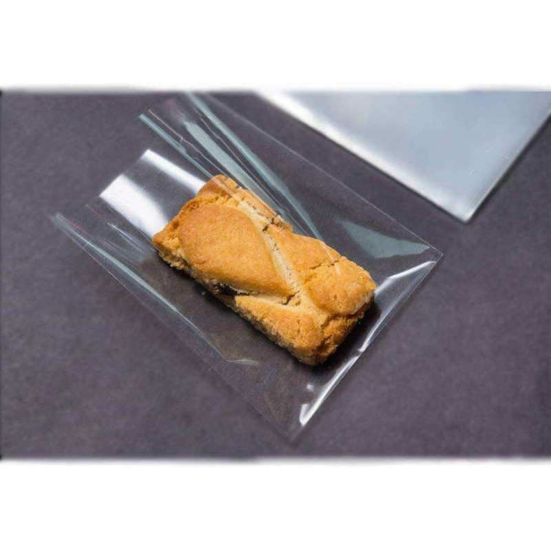 50 BUSTINE ALIMENTARI TRASPARENTI 6X10 CM