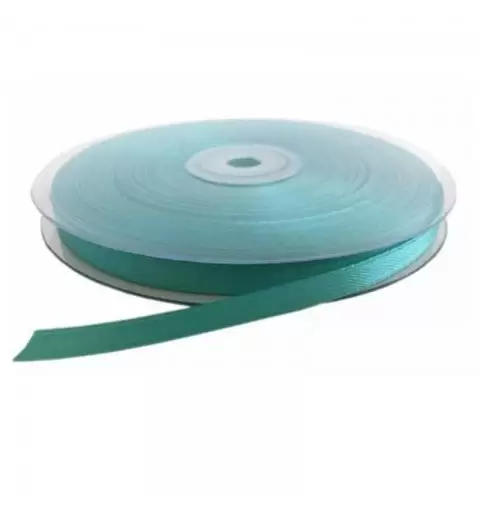 ROTOLI NASTRO DOPPIO RASO 6MMX50MT VERDE TIFFANY 3 PZ