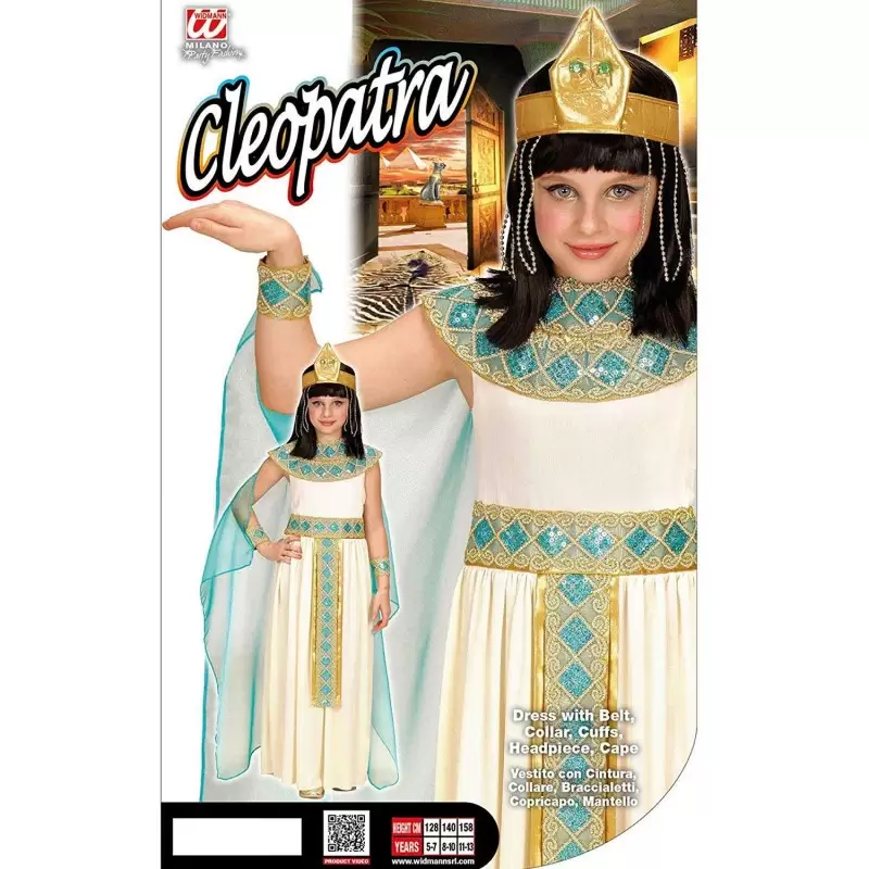 Costume da Cleopatra per bambine di 11 anni