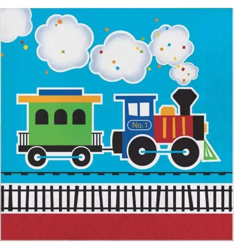 TOVAGLIOLI TRENINO TUTTI A BORDO - 16 PZ