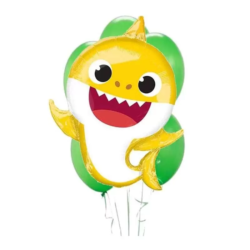 Composizione Baby Shark di palloncini fai da te