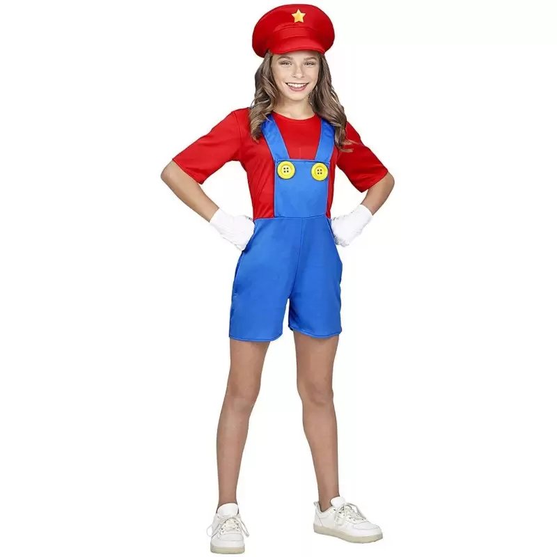 COSTUME SUPER IDRAULICO PER BAMBINI DI 5-7 ANNI