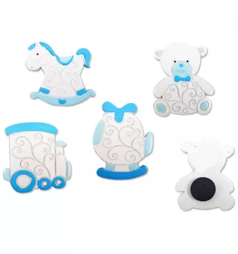 CALAMITA NASCITA CELESTE E BIANCA - SOGGETTI ASSORTITI