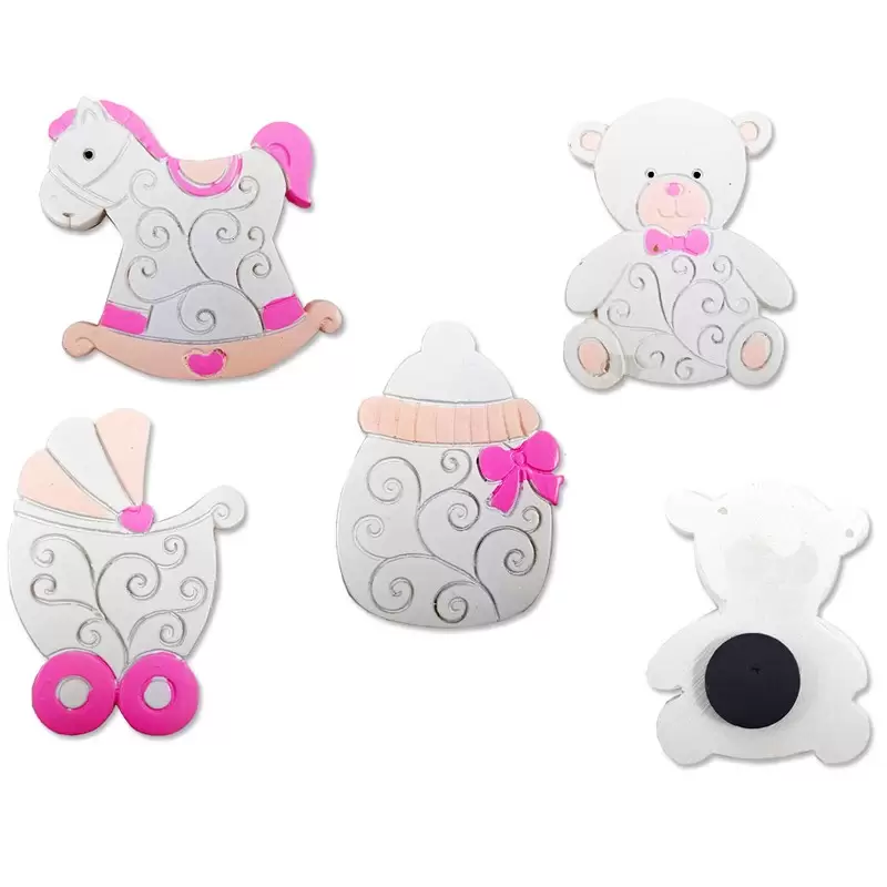 12 CALAMITe NASCITA ROSA E BIANCA - SOGGETTI ASSORTITI