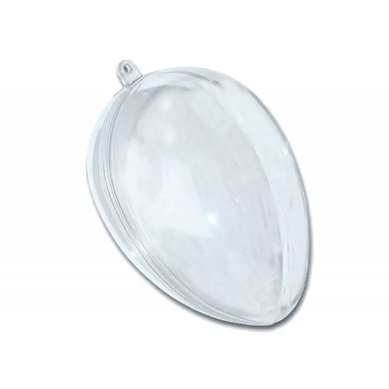 GUSCIO TRASPARENTE APRIBILE A FORMA DI UPVP DI PASQUA DA 8 CM