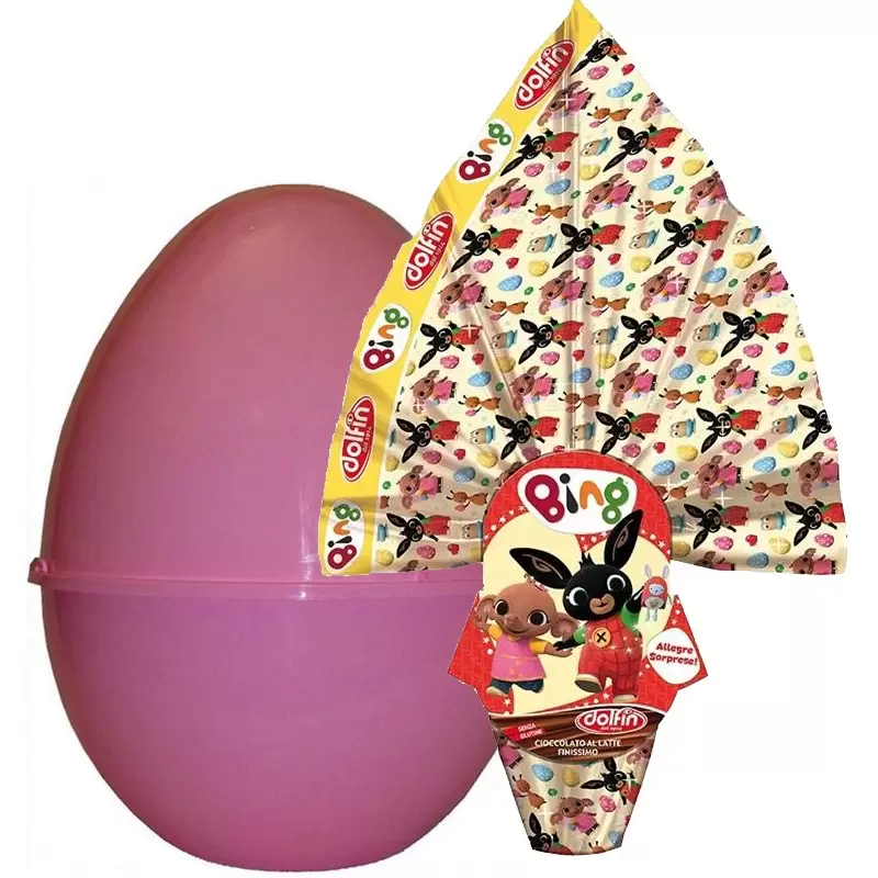UOVA DI PASQUA BING CON GUSCIO ROSA