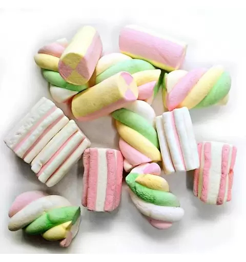 MARSHMALLOW MIX BIANCO E ROSA ESTRUSO 1KG BULGARI 0338