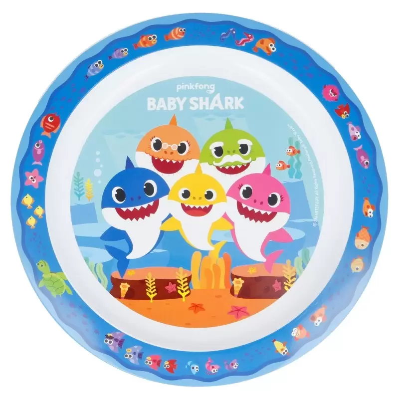 PIATTO BABY SHARK DI PLASTICA