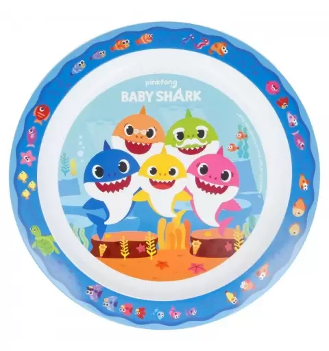 PIATTO BABY SHARK DI PLASTICA