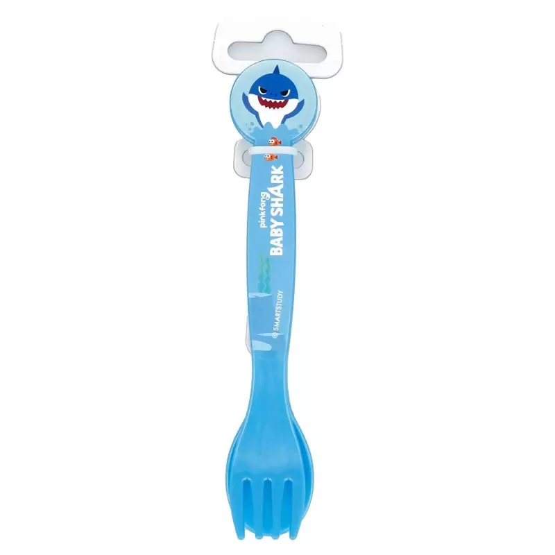 SET PRANZO BABY SHARK - PIATTO POSATE E BICCHIERE
