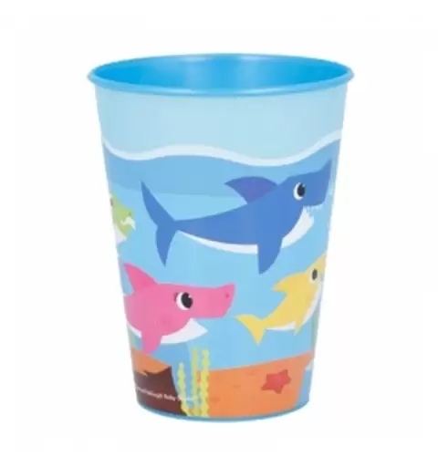 SET PRANZO BABY SHARK - PIATTO POSATE E BICCHIERE