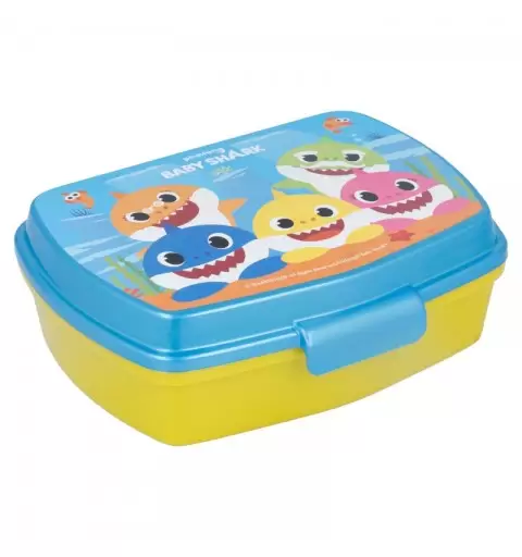 PORTA MERENDA BABY SHARK IN PLASTICA
