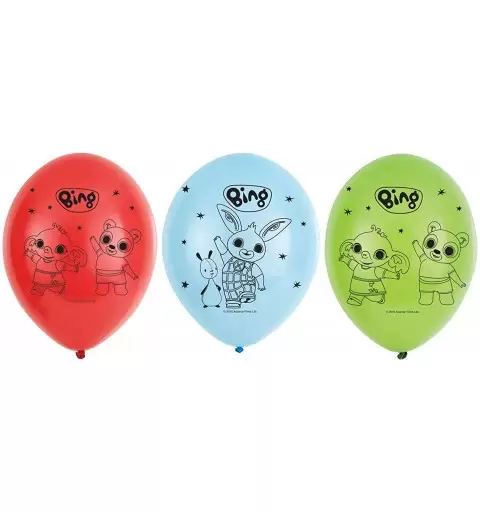 PALLONCINI BING & FRIENDS IN LATTICE - 6 PZ