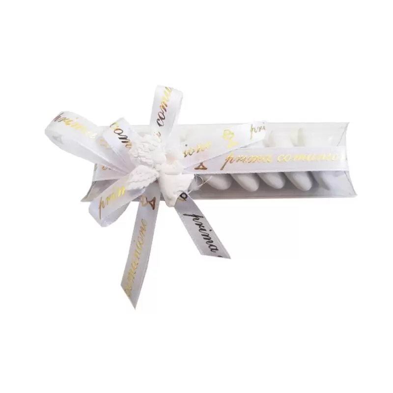 BOMBONIERE PRIMA COMUNIONE CON GESSETTI ANGIOLETTI - 20 PZ