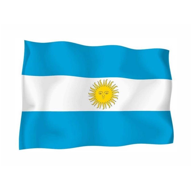 BANDIERA ARGENTINA DI TESSUTO