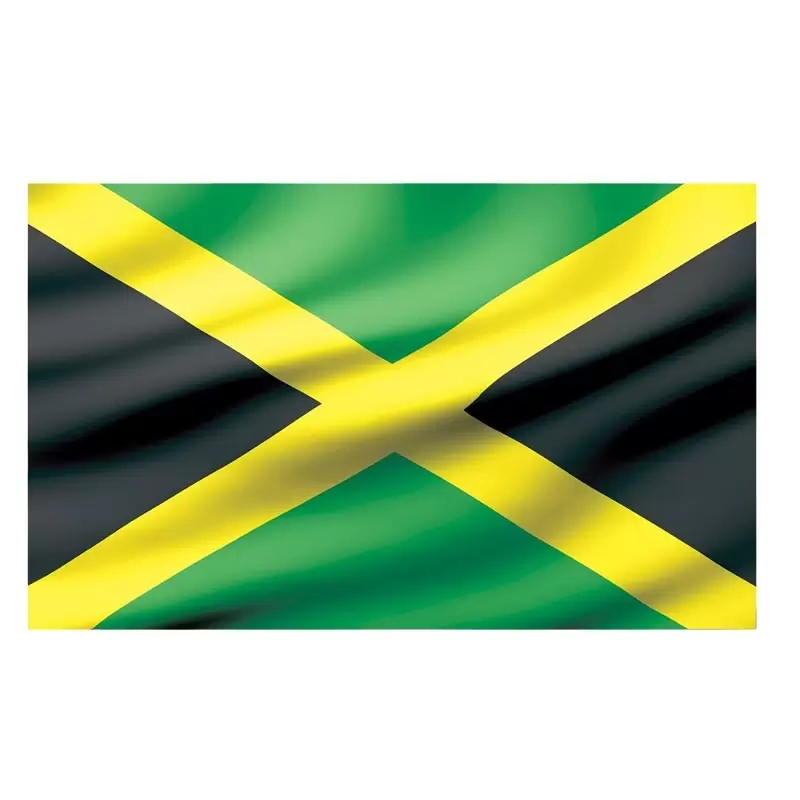 BANDIERA JAMAICANA DI TESSUTO